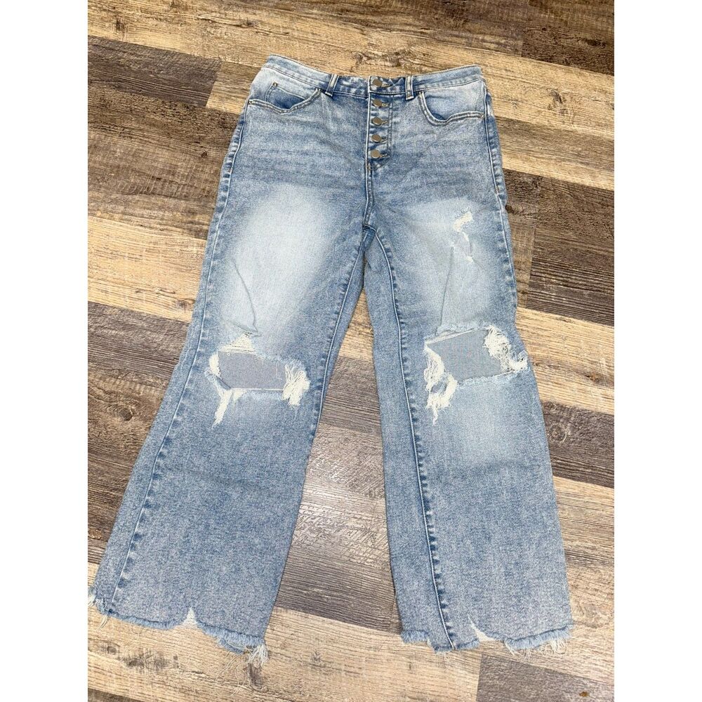WOMENS CROPPED JEANS